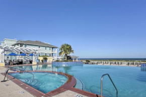 Walk to Beach Galveston Home with Resort Perks!